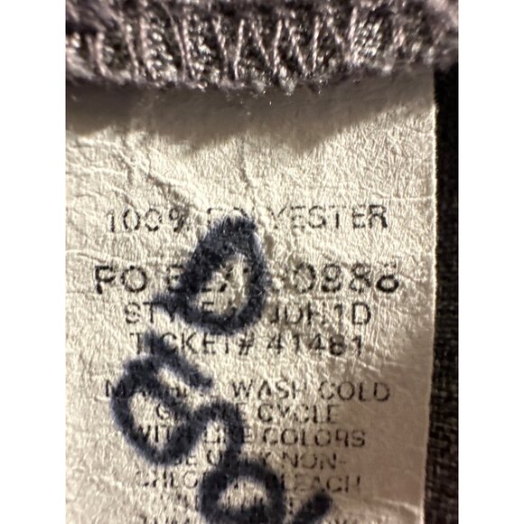 Joro Fashion Gray Shift Dress Sz 16P Petite Short-Sleeve Knee-Length - Picture 6 of 7